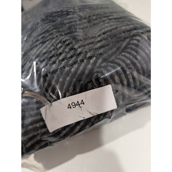 Clara Sun Woo Top Womens XL Gray Ribbed Cowl Neck Top - Picture 9 of 9